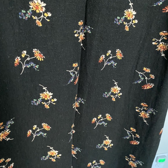 MW LINEN-BLEND MIDI DRESS - Picture 5 of 9